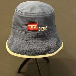 Diesel C-DENIUS Men's Denim Blue & Tan Reversable Bucket Hat